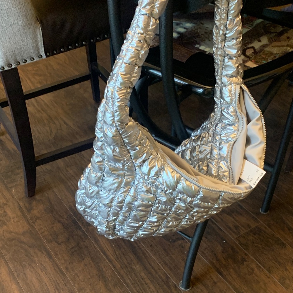 Urban Outfitters Metallic Silver Shoulder Bag